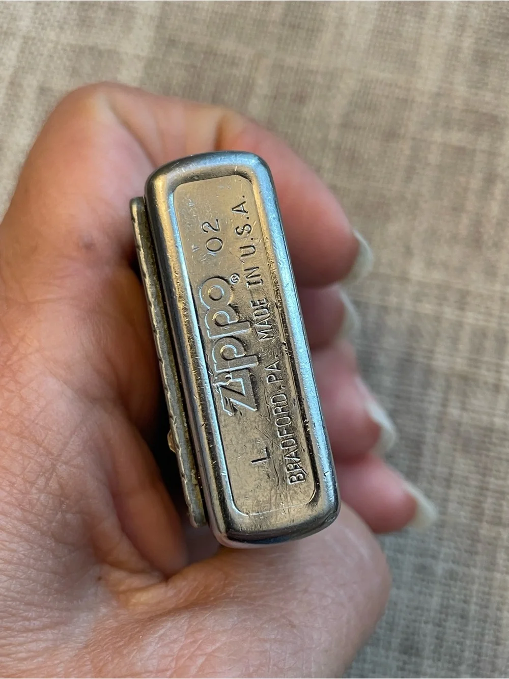 Vintage 2002 Ornate Sip Filigree Zippo Lighter L 02